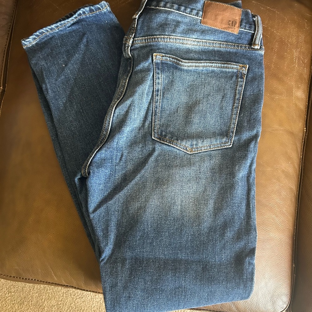 GAP Men's Blue Denim Jeans - Classic Straight Fit 32x32